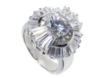 Кольцо, серебро 925, циркон 012 02 21-03948 2009 г инфо 7452w.