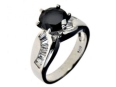 Кольцо, серебро 925 ,оникс,циркон 001 02 21-02003 2009 г инфо 7745w.