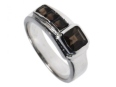 Кольцо, серебро 925, раухтопаз 003 02 21sk-00373 2010 г инфо 8685w.